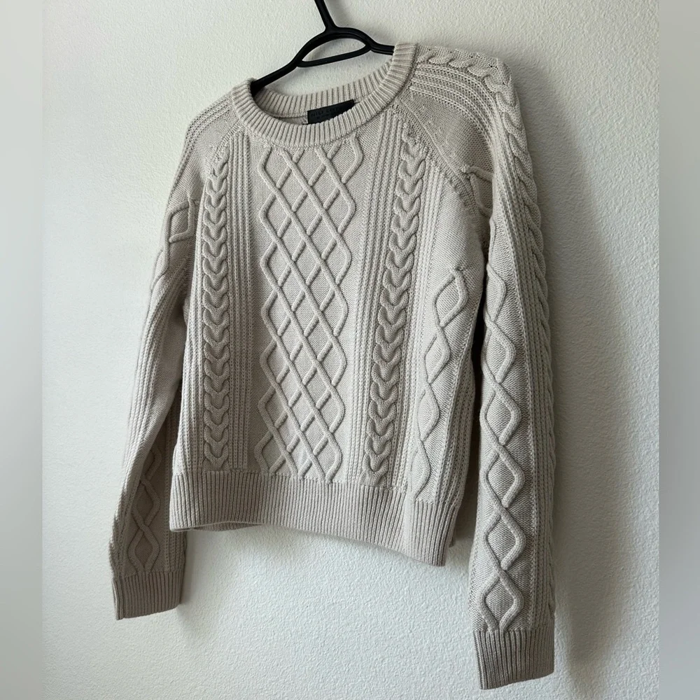NILI LOTAN Coras Wool Cable-Knit Sweater - Picture 7 of 12